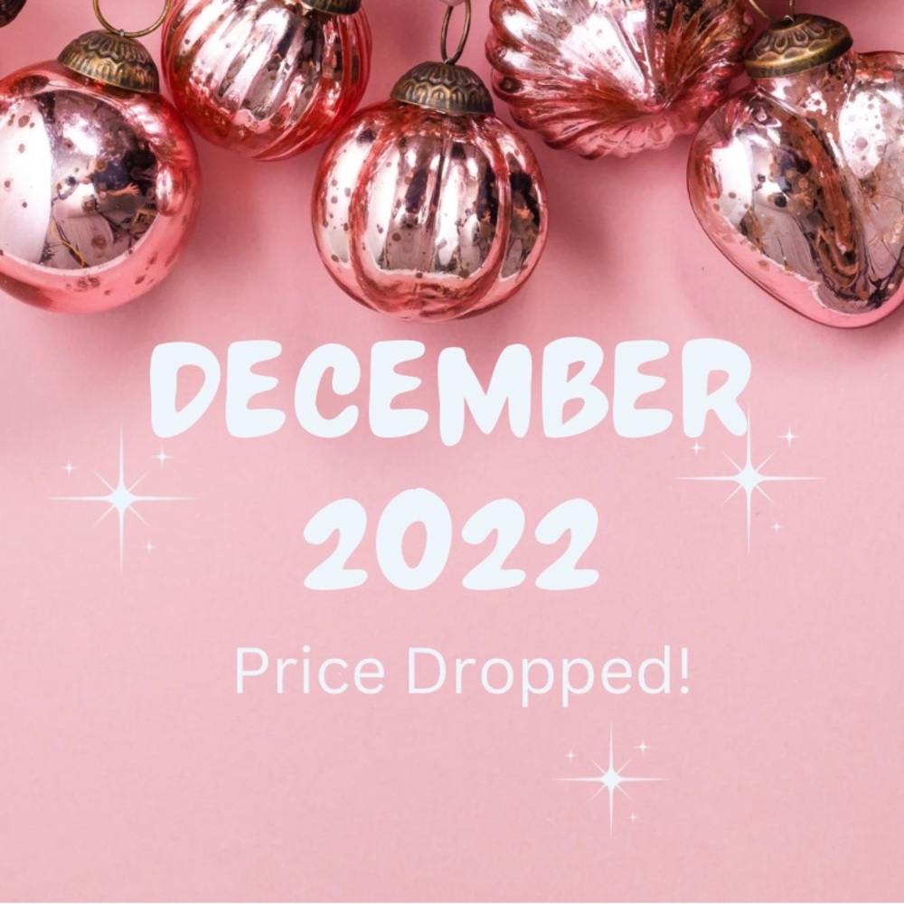 December 2022 price dropped